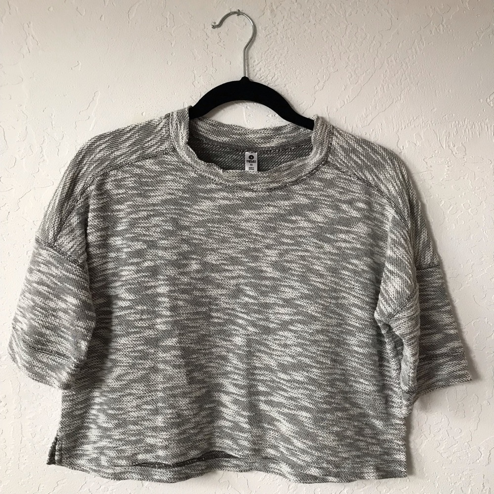Reflex by 90 Degree cropped workout top.